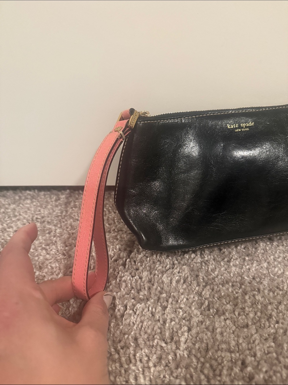 kate spade Black Leather Wristlet Clutch - Picture 2 of 4